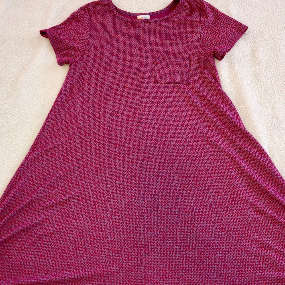 LuLaRoe Carly T-Shirt Dress XS fits like M